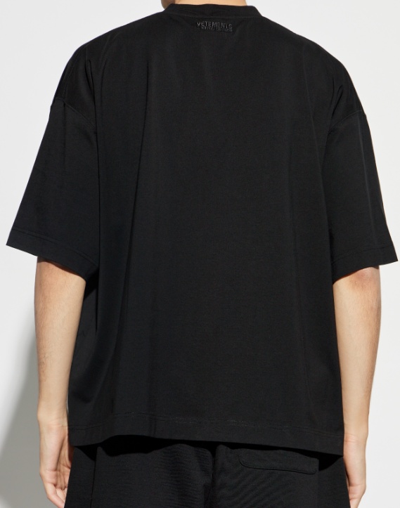 Vetements Black Logo Sweatpants In Black