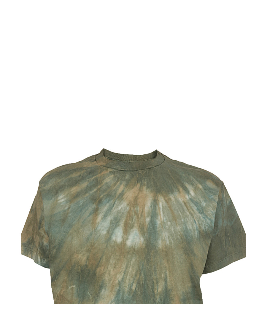 John Elliott Tie Dye-print Short-sleeved T-shirt In Green