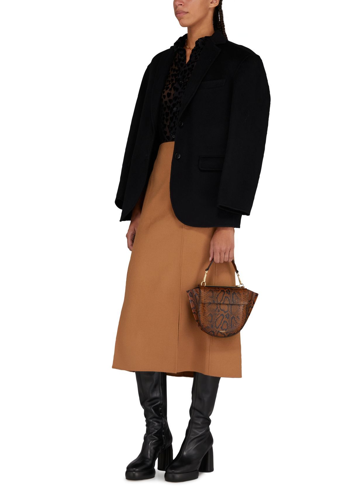 ANINE BING SINGLE-BREASTED BLAZER