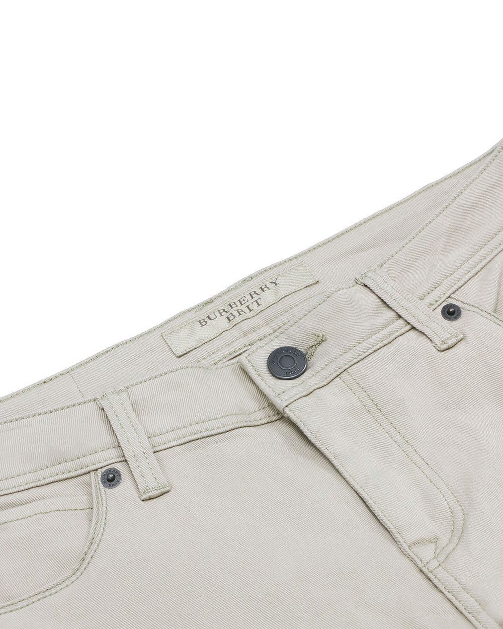 Burberry Logo Jeans In Nude