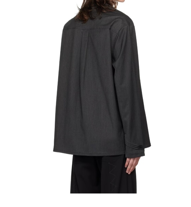 Kiko Kostadinov Lapel Long-sleeved Shirt In Black