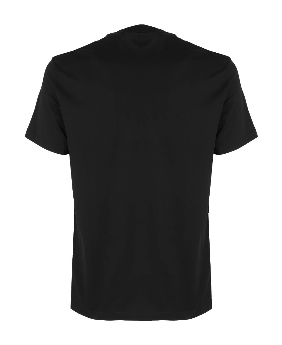 Neil Barrett Short-sleeved T-shirt With Round Neck In Black
