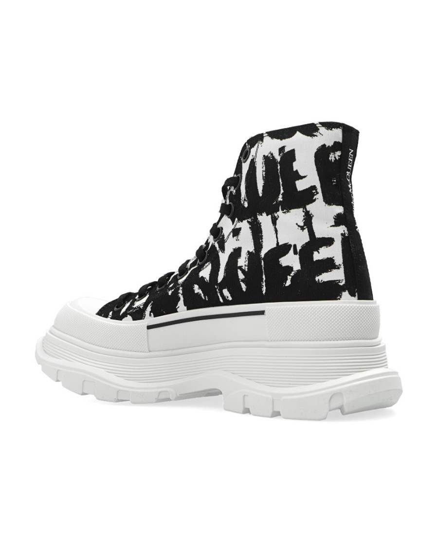 Alexander Mcqueen Tread Slick Sneakers In White
