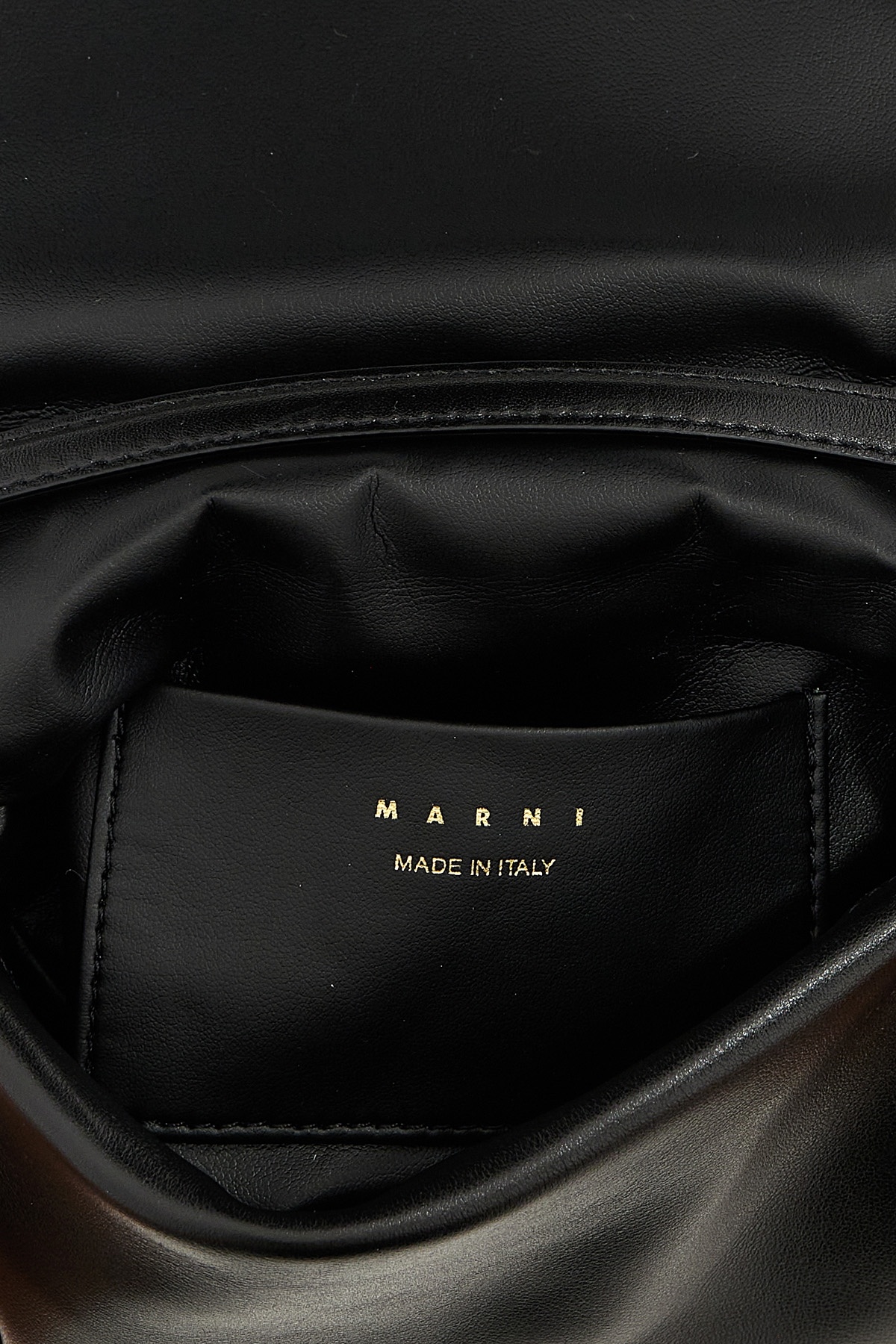 MARNI PRIMA LEATHER CLUTCH BAG 