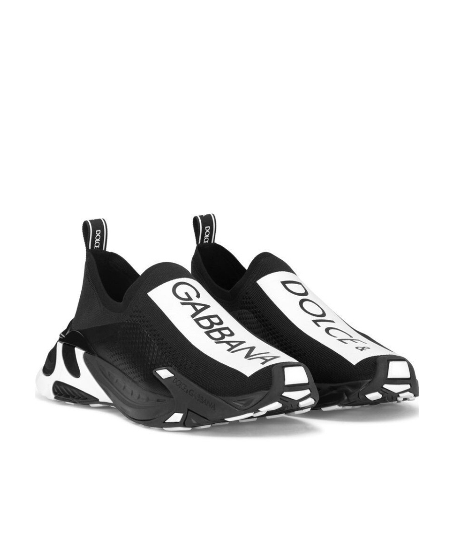 Dolce & Gabbana Sorrento Slip-on Sneakers In Black