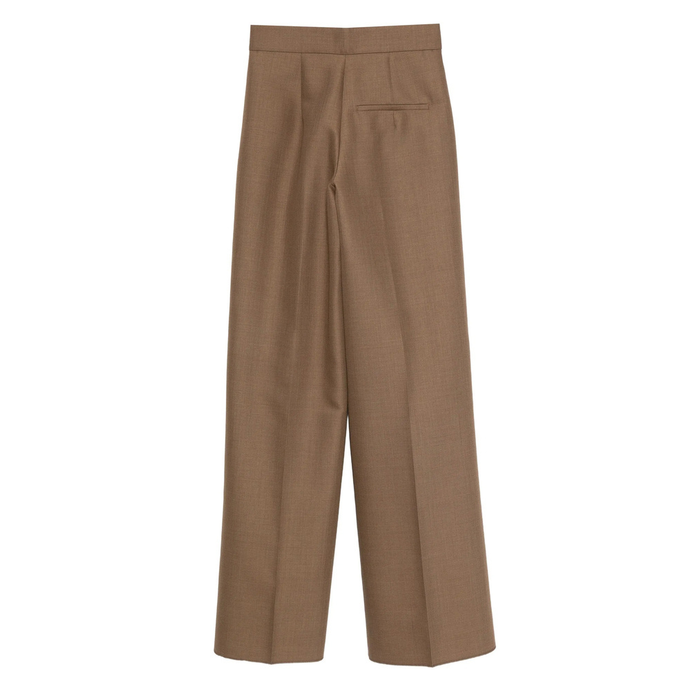 The Seafarer Pleated Pants In Brown