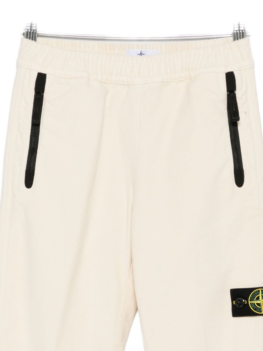Stone Island Elastic Waist Sweatpants In Gray