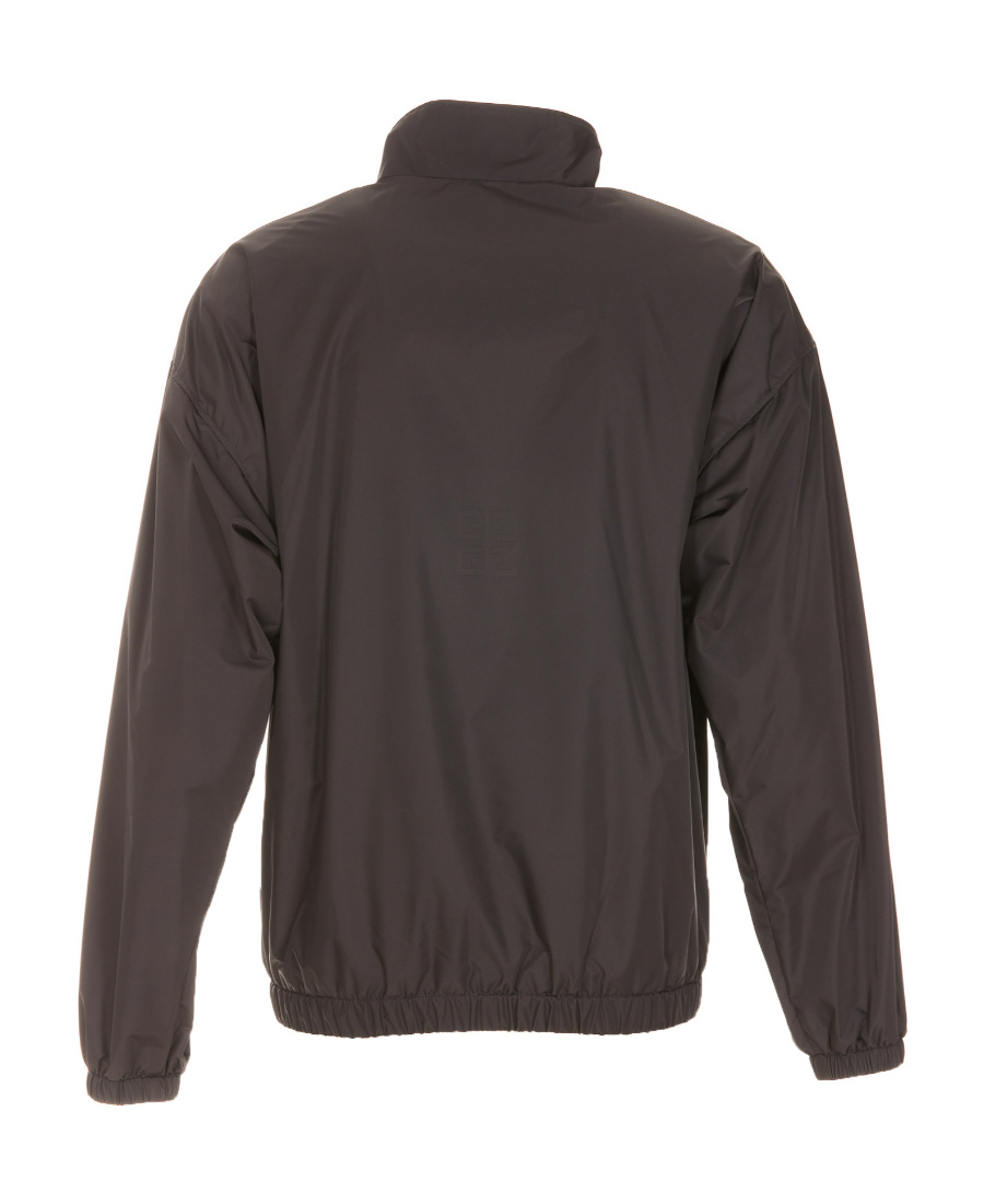 Givenchy Logo-print Zip-up Jacket In Black
