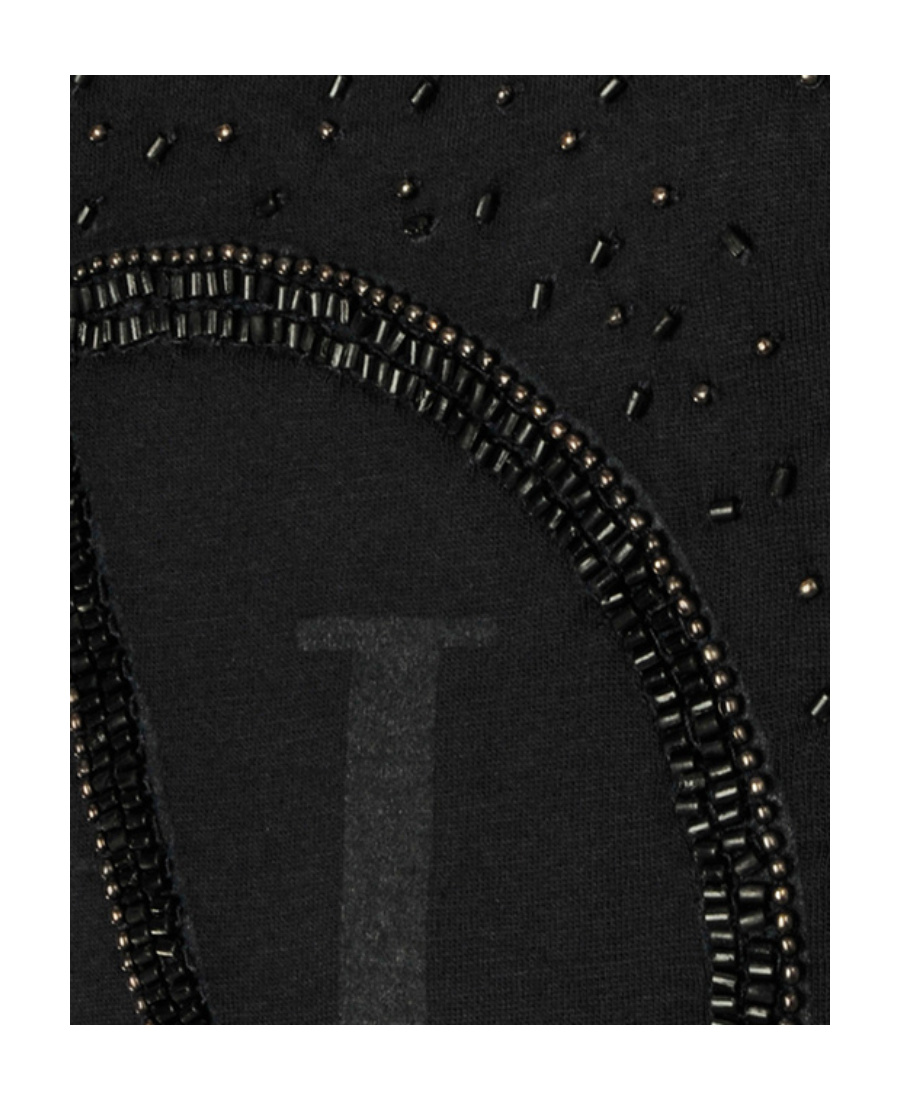 Shop Armani Jeans Logo Short-sleeved T-shirt In Black