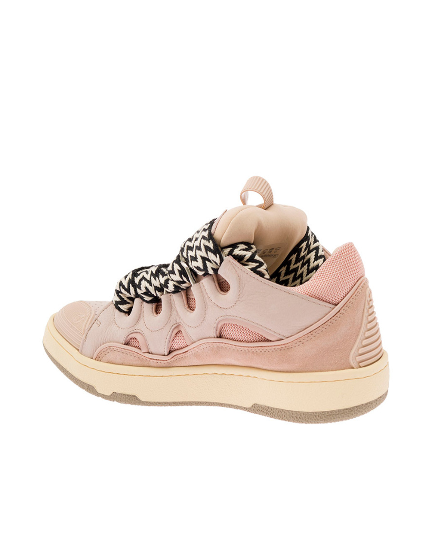 Lanvin Tie Casual Sports Shoes In Nude