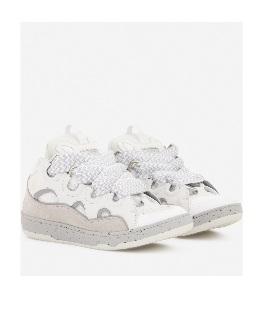 Lanvin Curb Low-top Sneakers In White