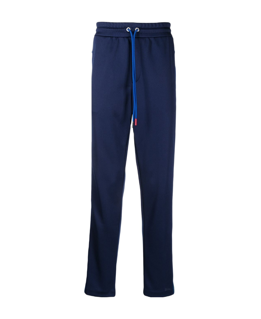 Moncler Drawstring Track Pants In Blue