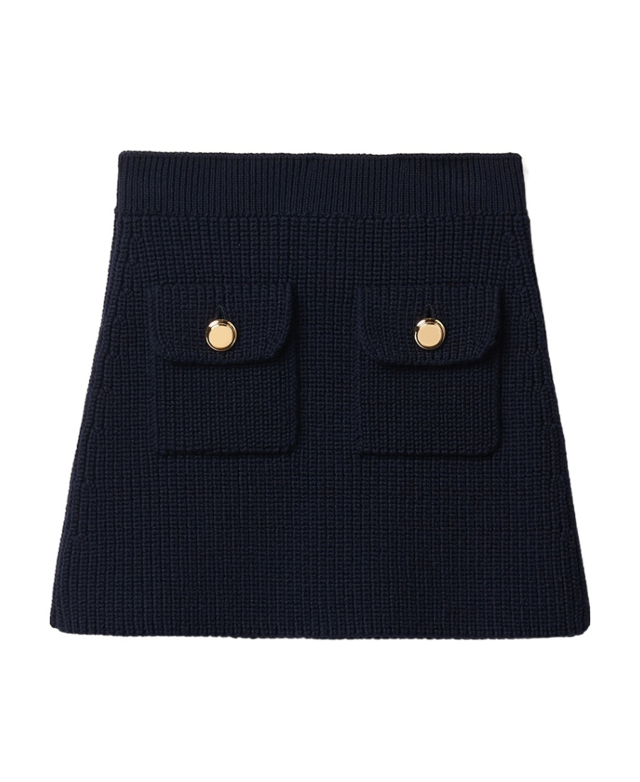 MIU MIU WOOL MINISKIRT