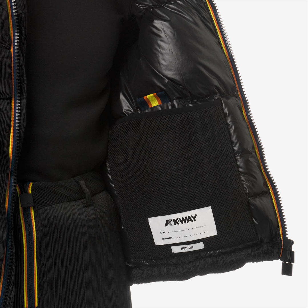 K-way Claudeny Plisse Thermo Heavy In Black