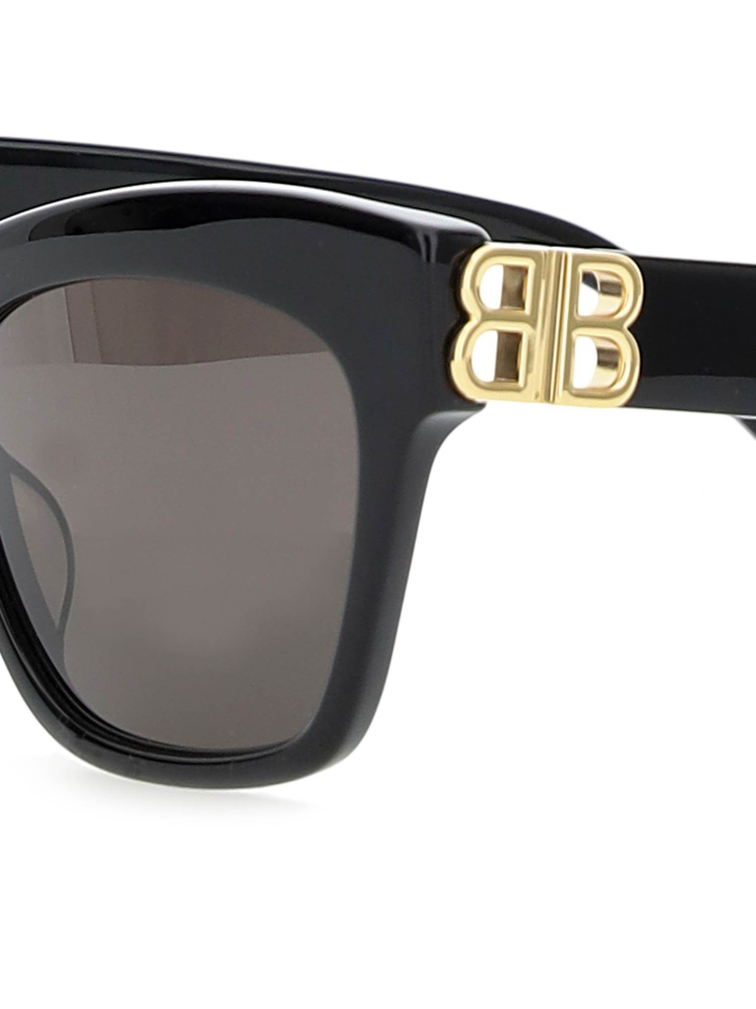 Balenciaga Eyewear Bb Cat-eye Sunglasses In Black