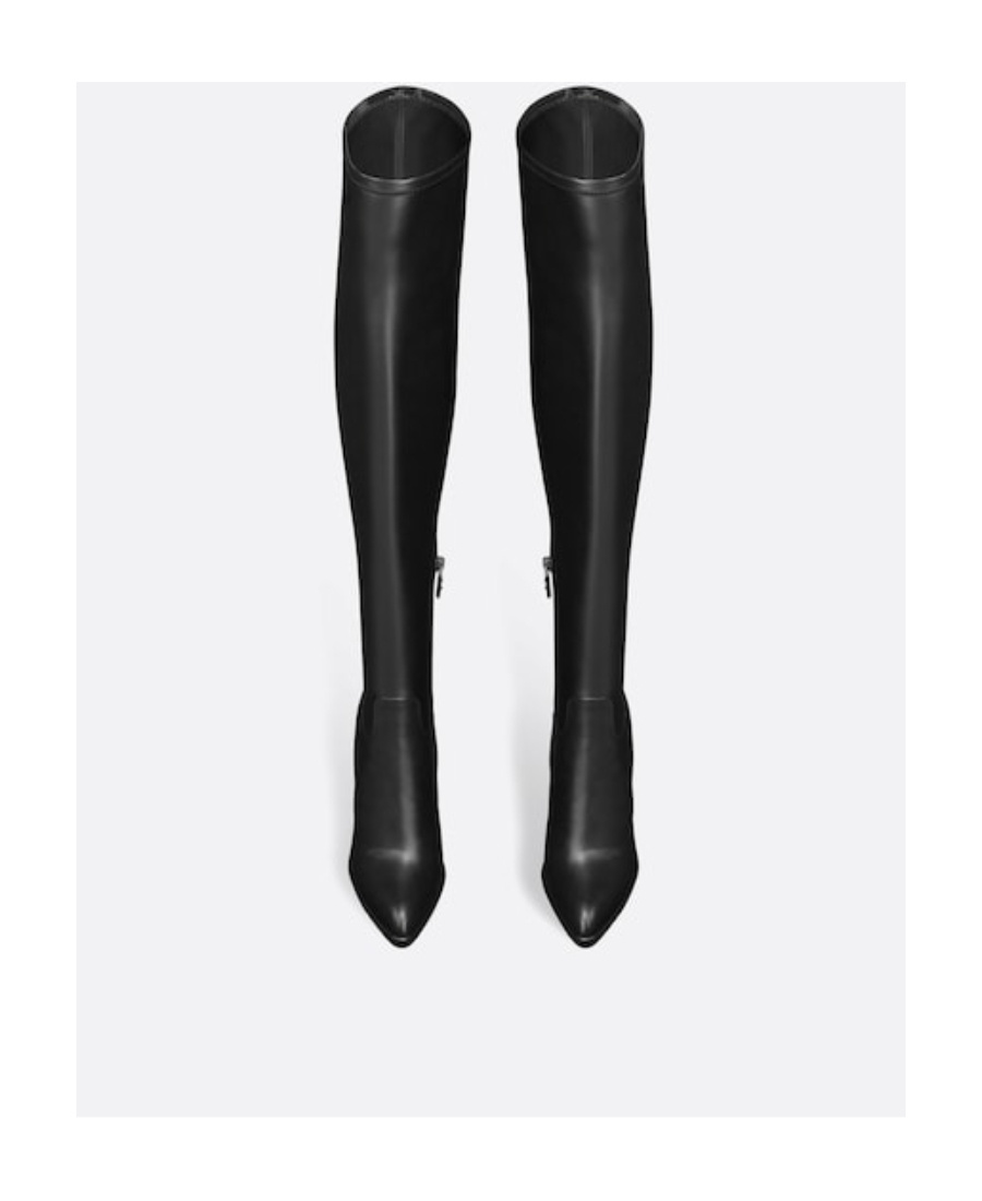 Dior Pointed Boots In Black