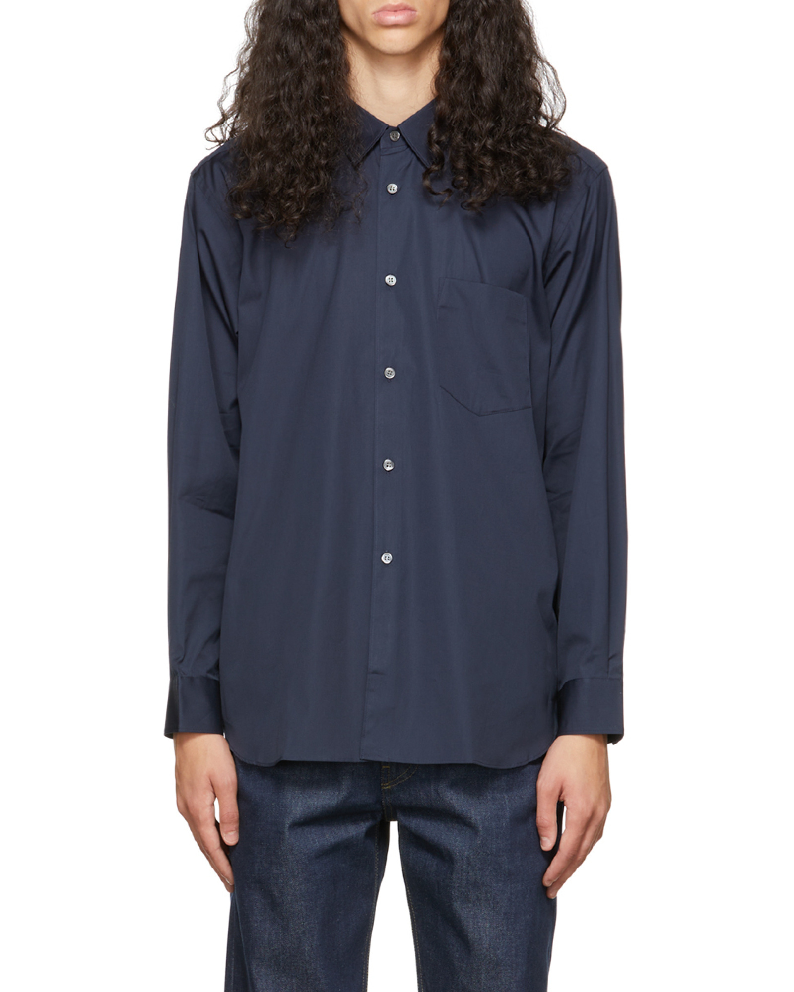 Comme Des Garçons Long-sleeve Cotton Shirt