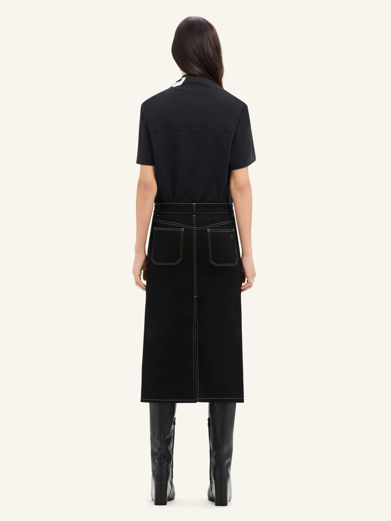 Courrèges Encore Top In Black