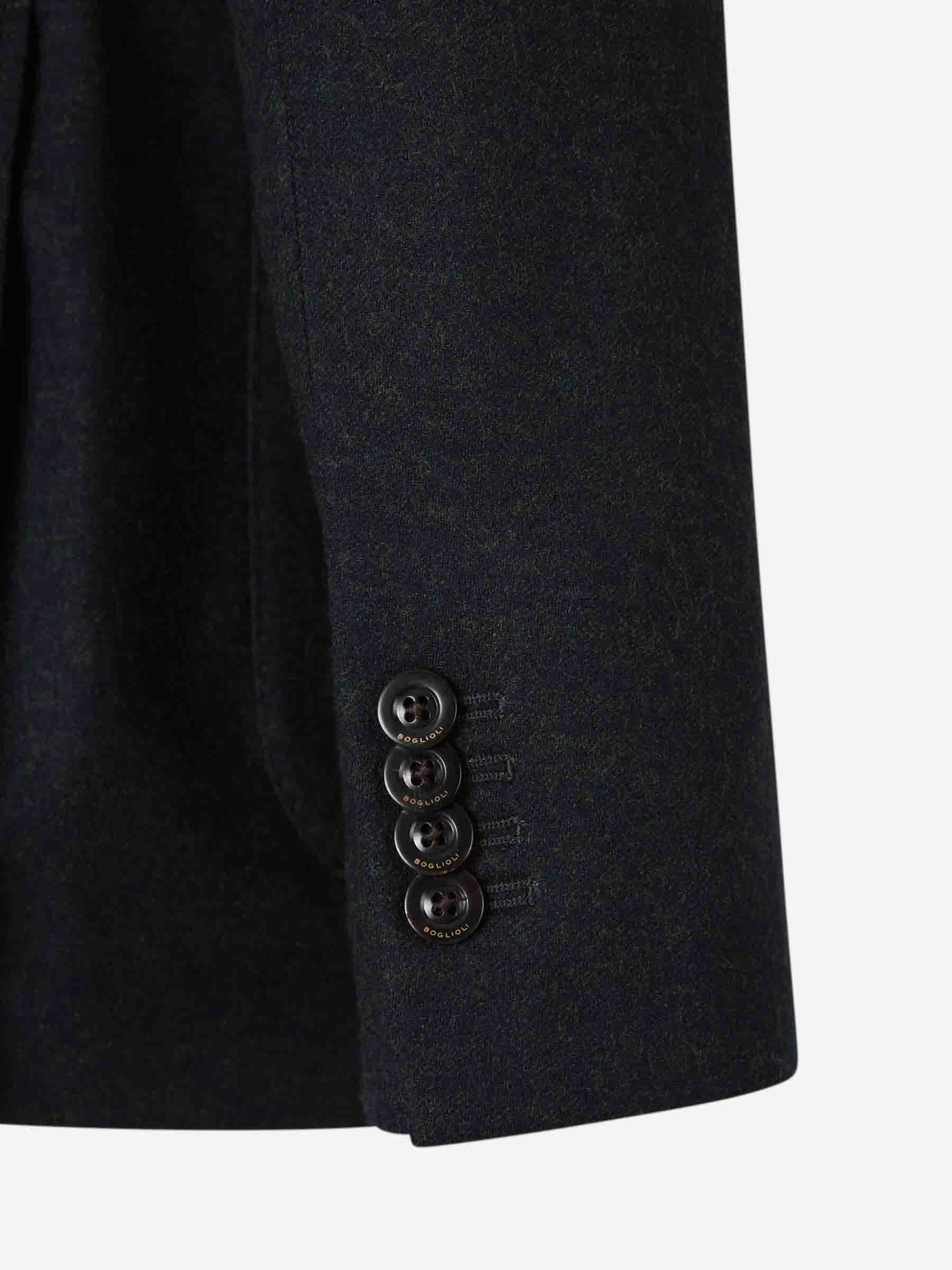 Boglioli Patch-pocket Two-button Blazer In Black