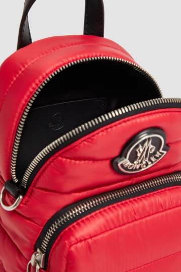 Moncler Small Kilia Cross Body Bag In Red