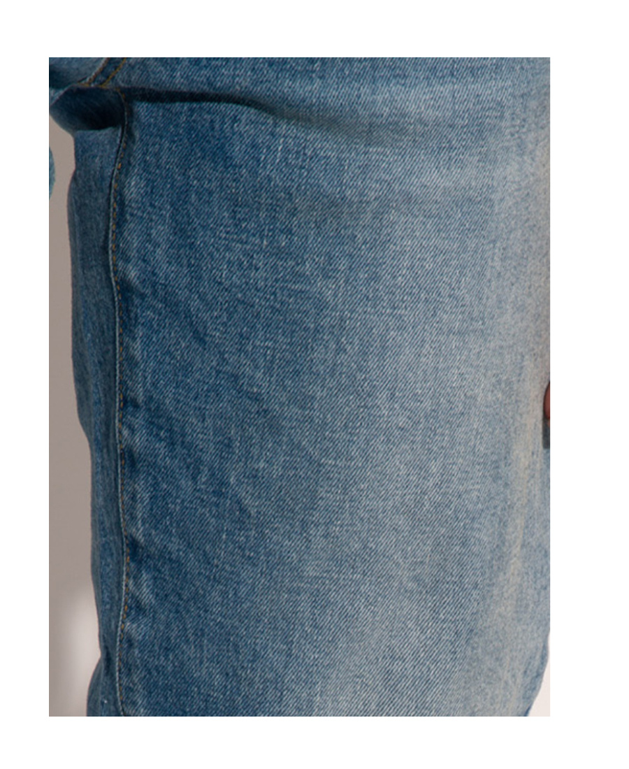 R13 Distressed-edge Straight-leg Jeans In Gray