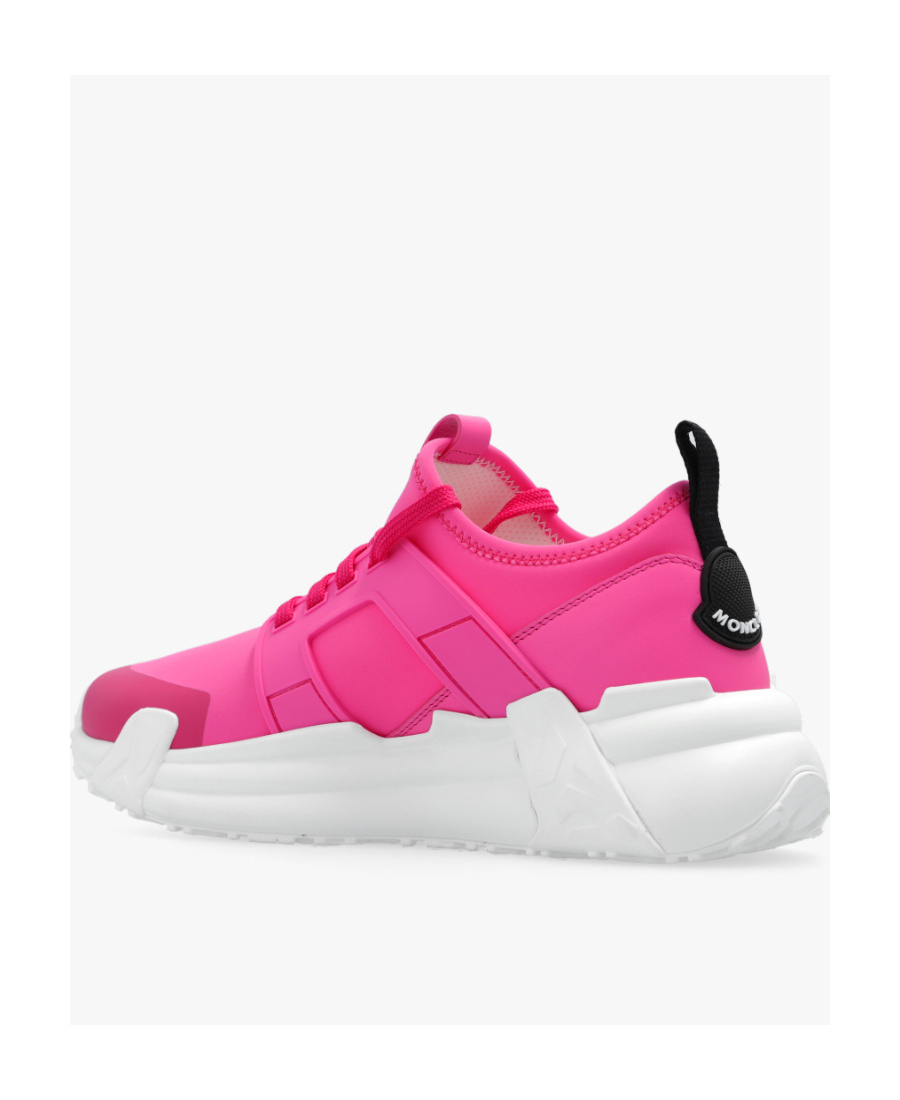 Shop Moncler Lunarove Low-top Sneakers In Red
