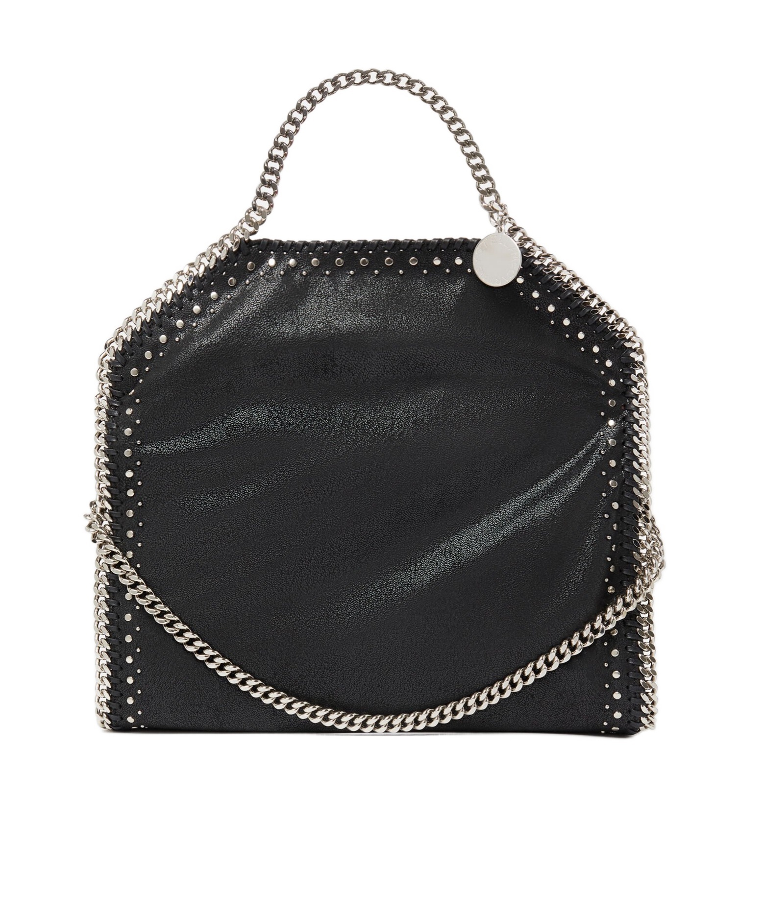 Stella Mccartney Fold-over Tote Bag In Black