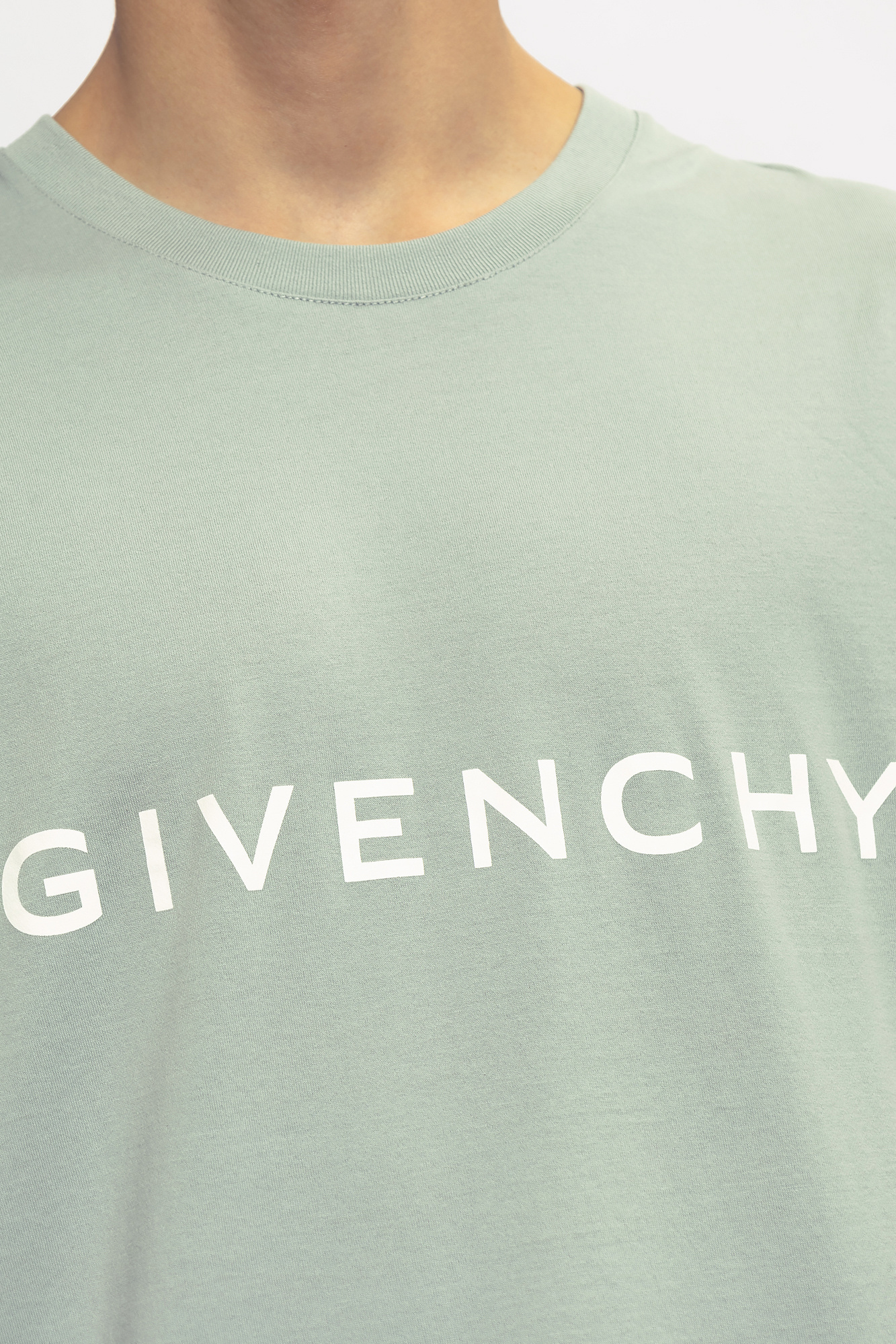 GIVENCHY GIVENCHY LOGO PRINTED CREWNECK T-SHIRT