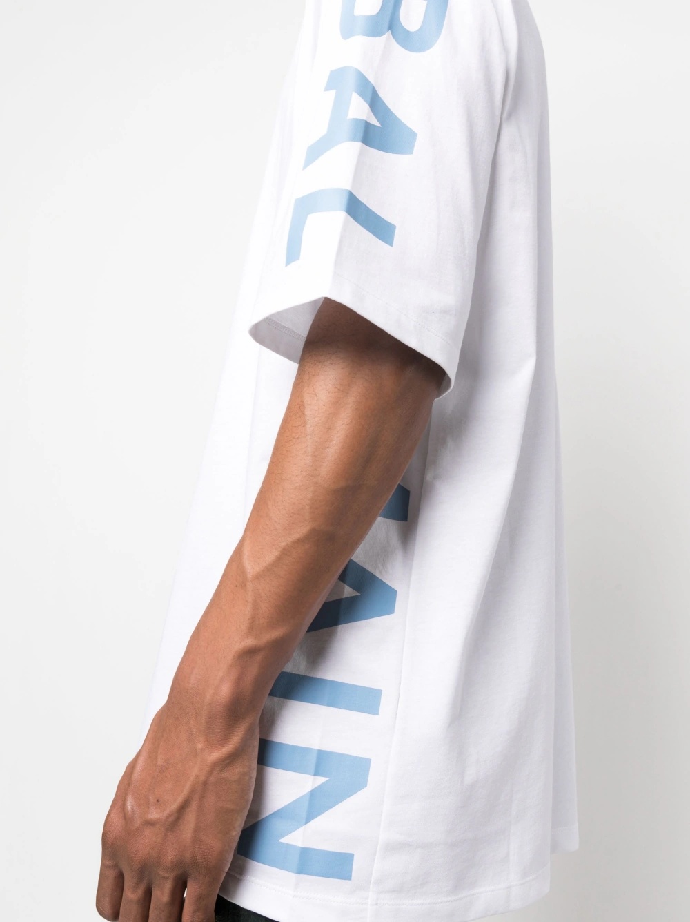 BALMAIN LOGO-PRINT T-SHIRT