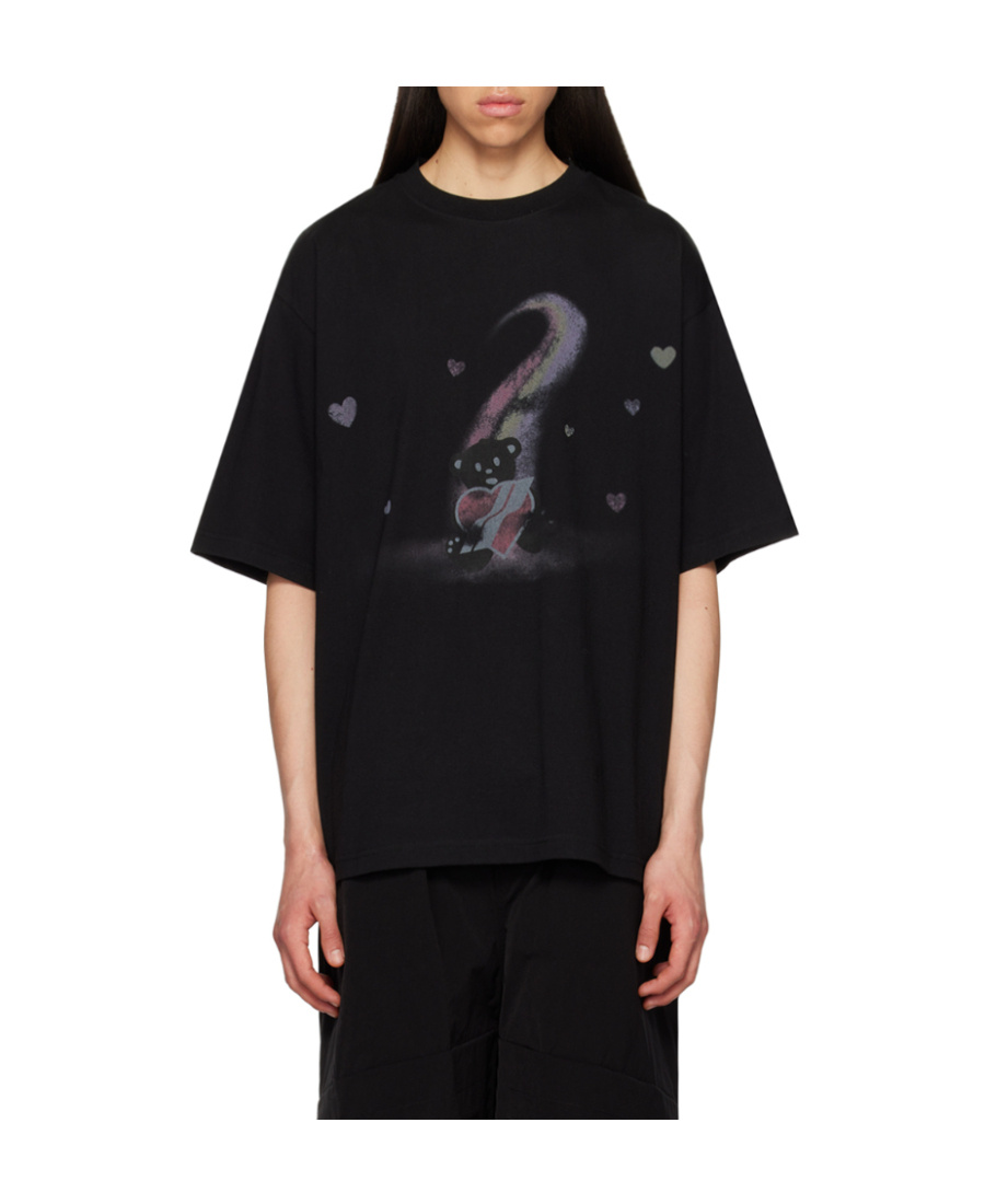 We11 Done Teddy Bear Graphic-print T-shirt In Black