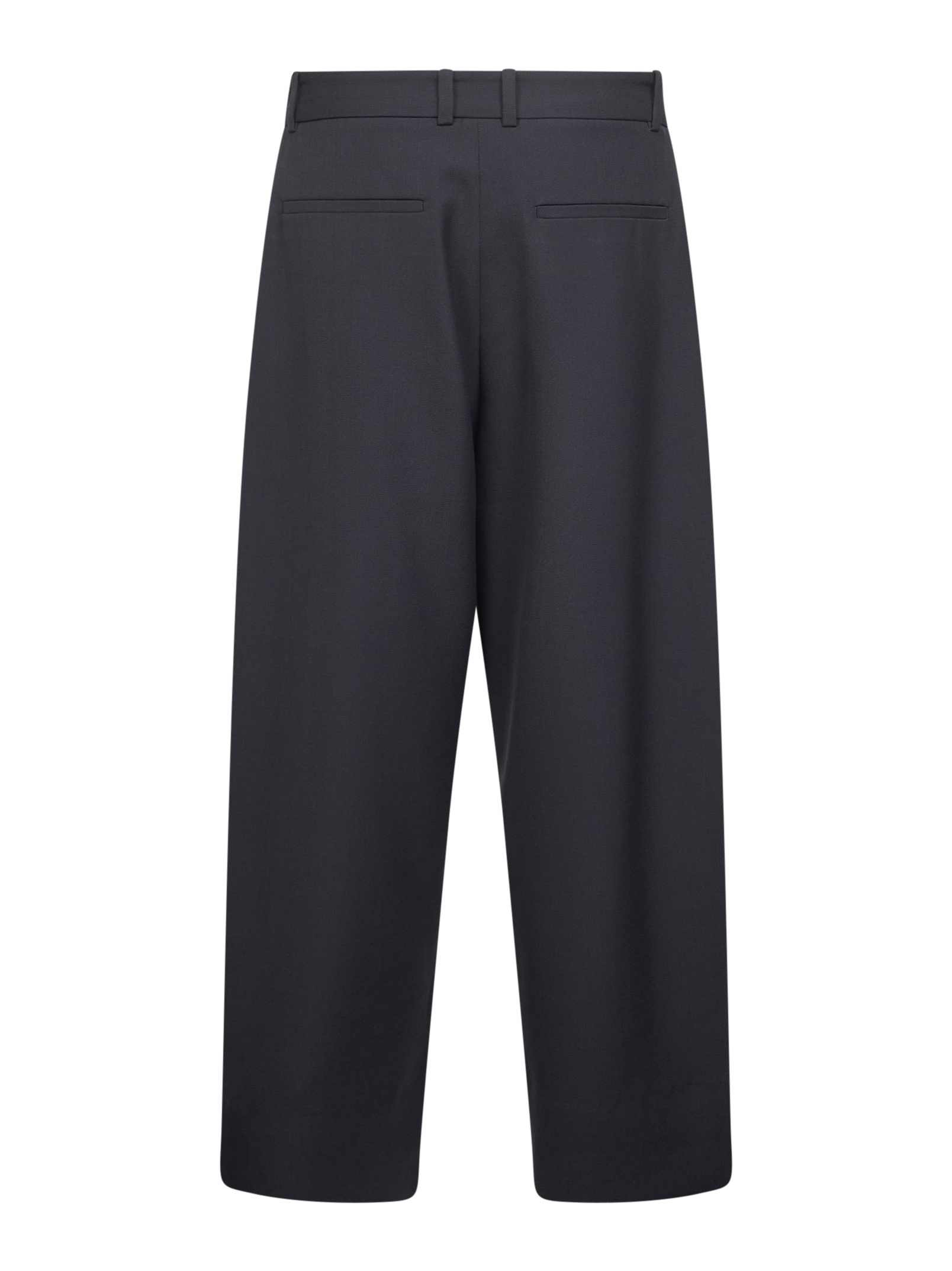 Studio Nicholson Belt Loop Casual Pants In Black
