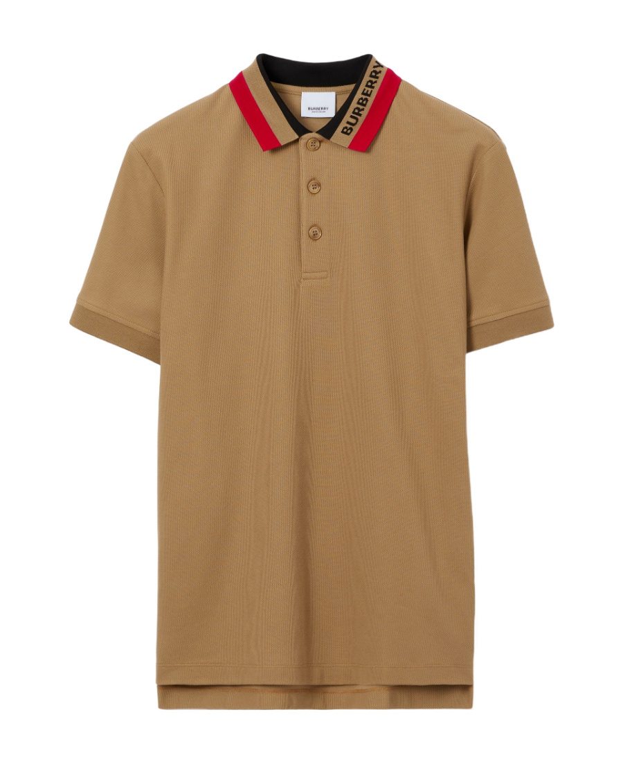 Burberry Brown Polo Shirts Men In Nude