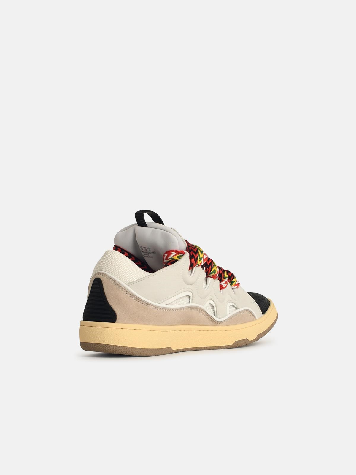Lanvin Round Toe Sneakers In Neutral