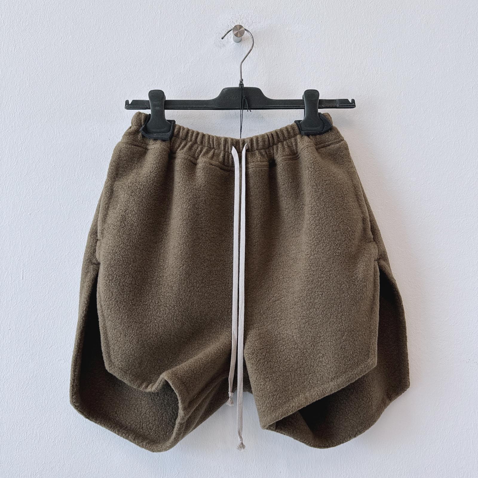 Rick Owens Drawstring Shorts In Brown