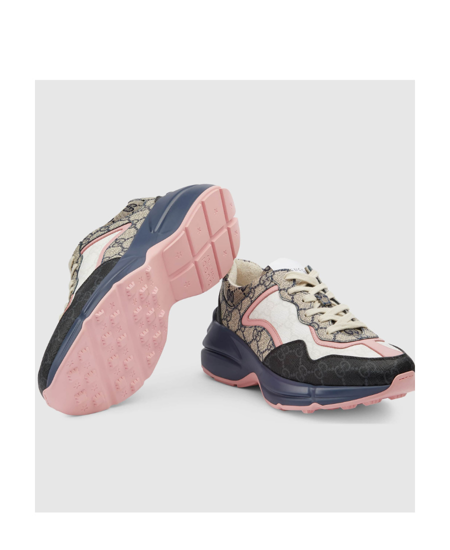Gucci Gg Supreme Rhyton Sneakers In Multicolor