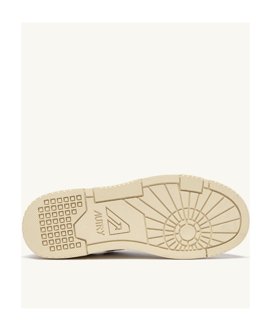 Autry Clc Low-top Panelled Sneakers In White