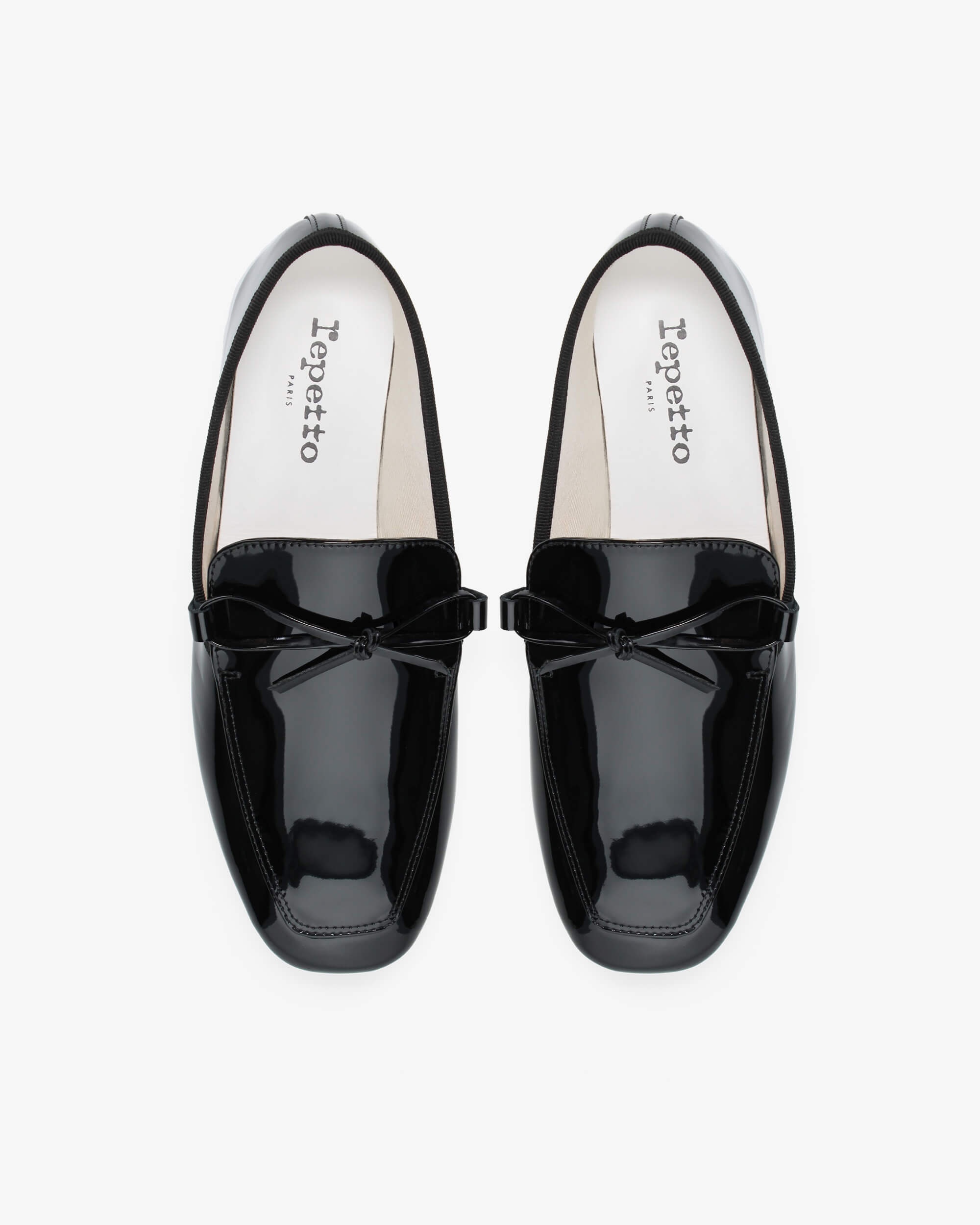 Repetto Bow Detail Loafers In Black