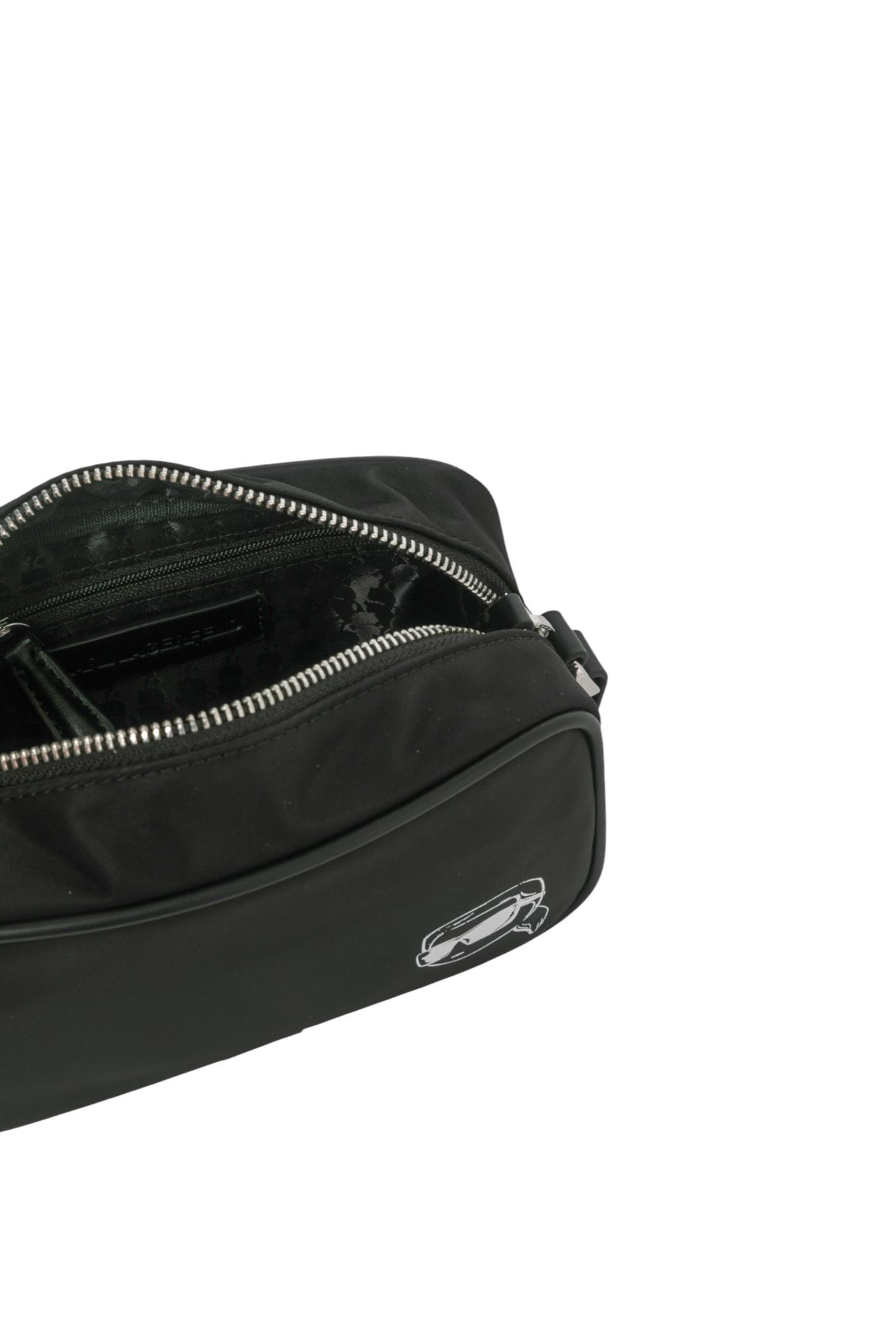 Karl Lagerfeld Ikon Cross Body Bag In Black