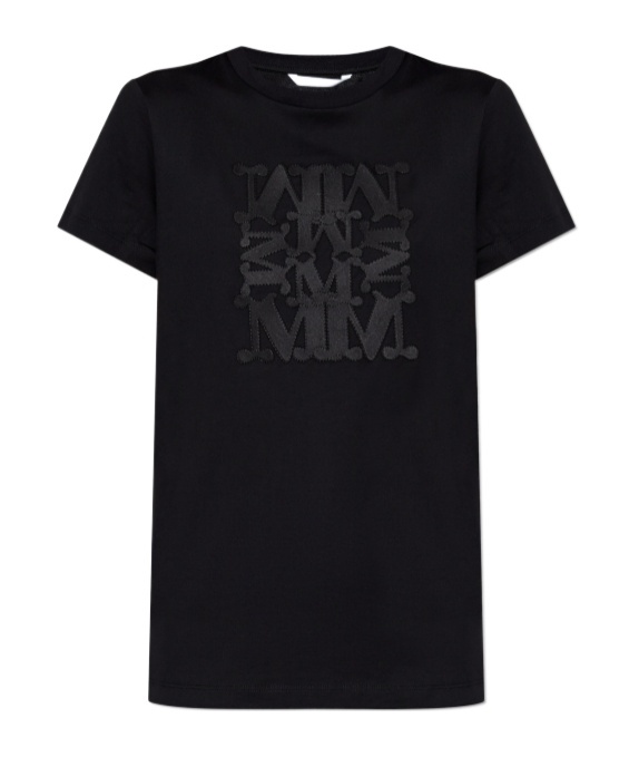 Max Mara Short-sleeved T-shirt In Black