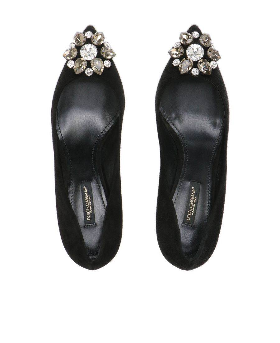 Dolce & Gabbana Logo High Heels In Black