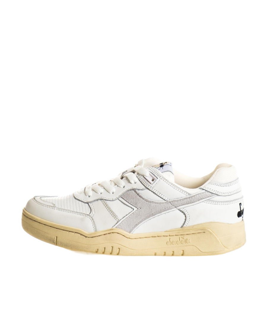 Diadora Lace Up Sneakers In White