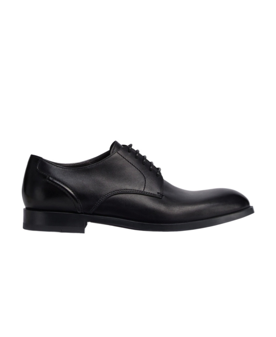 Zegna Lace-up Oxford Shoes In Black