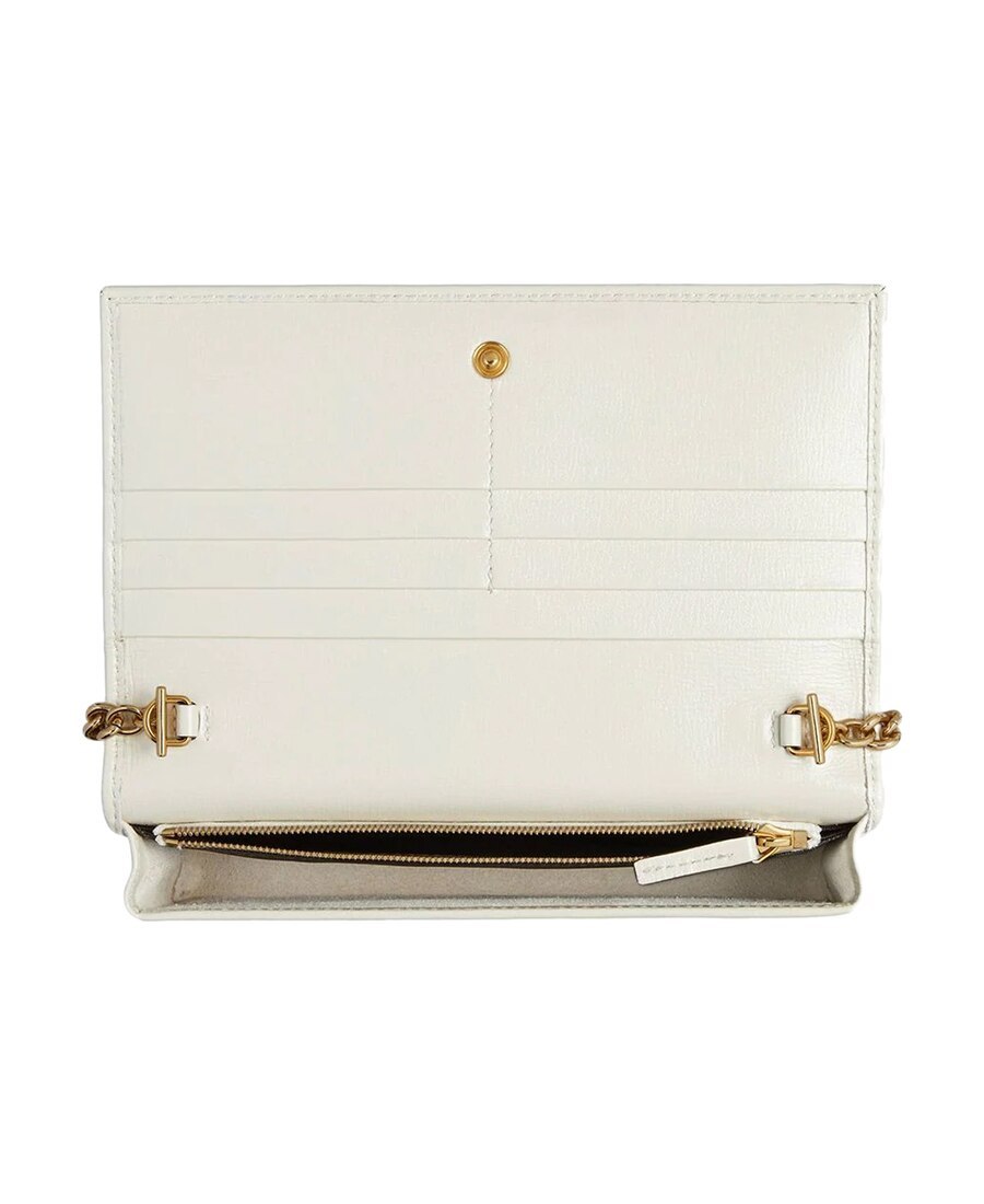 Gucci 1955 Horsebit Chain-strap Wallet In Nude