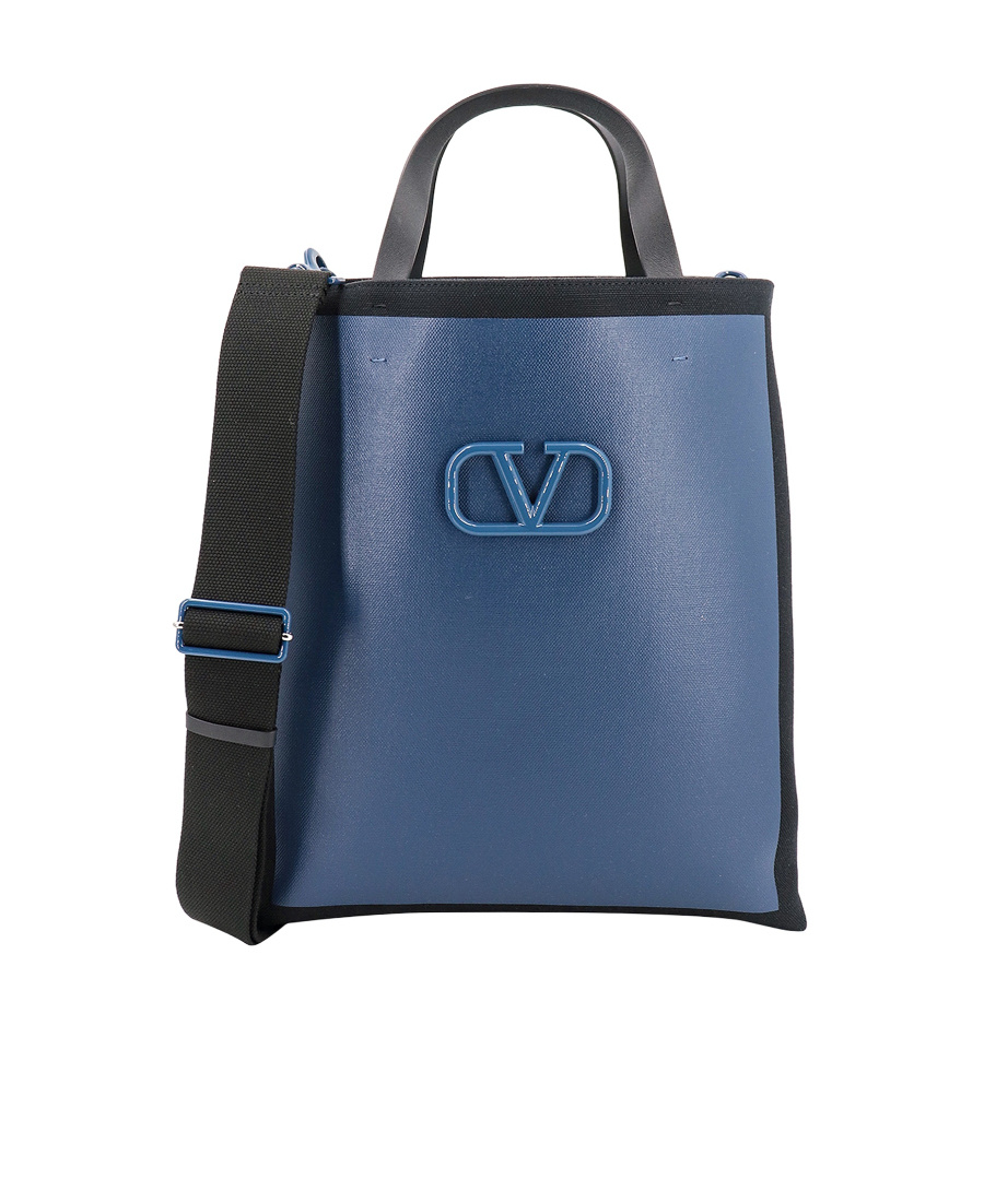 Valentino Vlogo Signature Tote Bag In Black