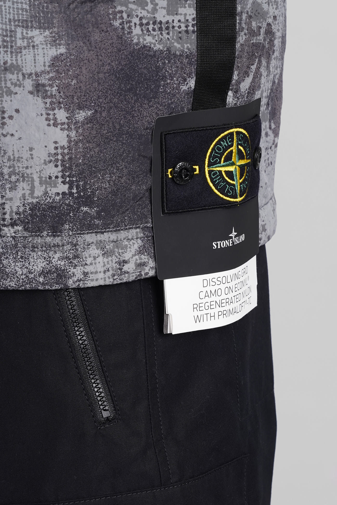 Stone Island Vest In Grey Polyamide In Gray