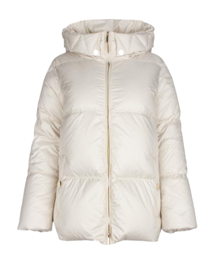 Iblues Oggeri Quilted Hooded Jacket In White