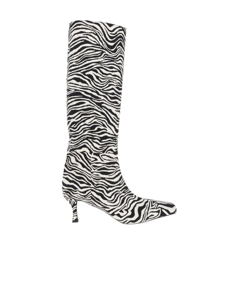 Proenza Schouler Logo Boots In Black