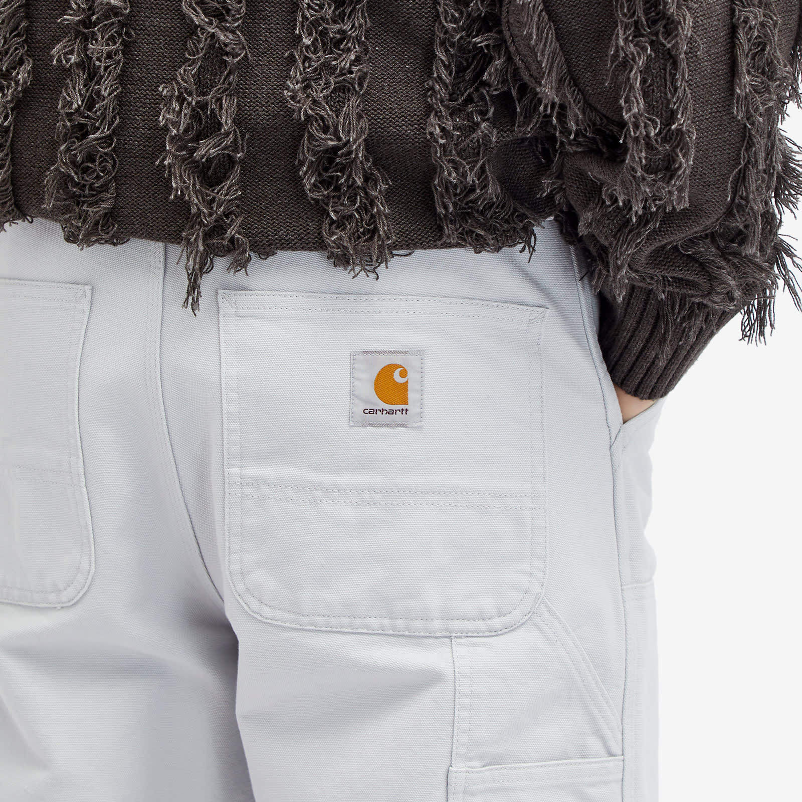 Carhartt Single Knee Pant Straight Trousers In White