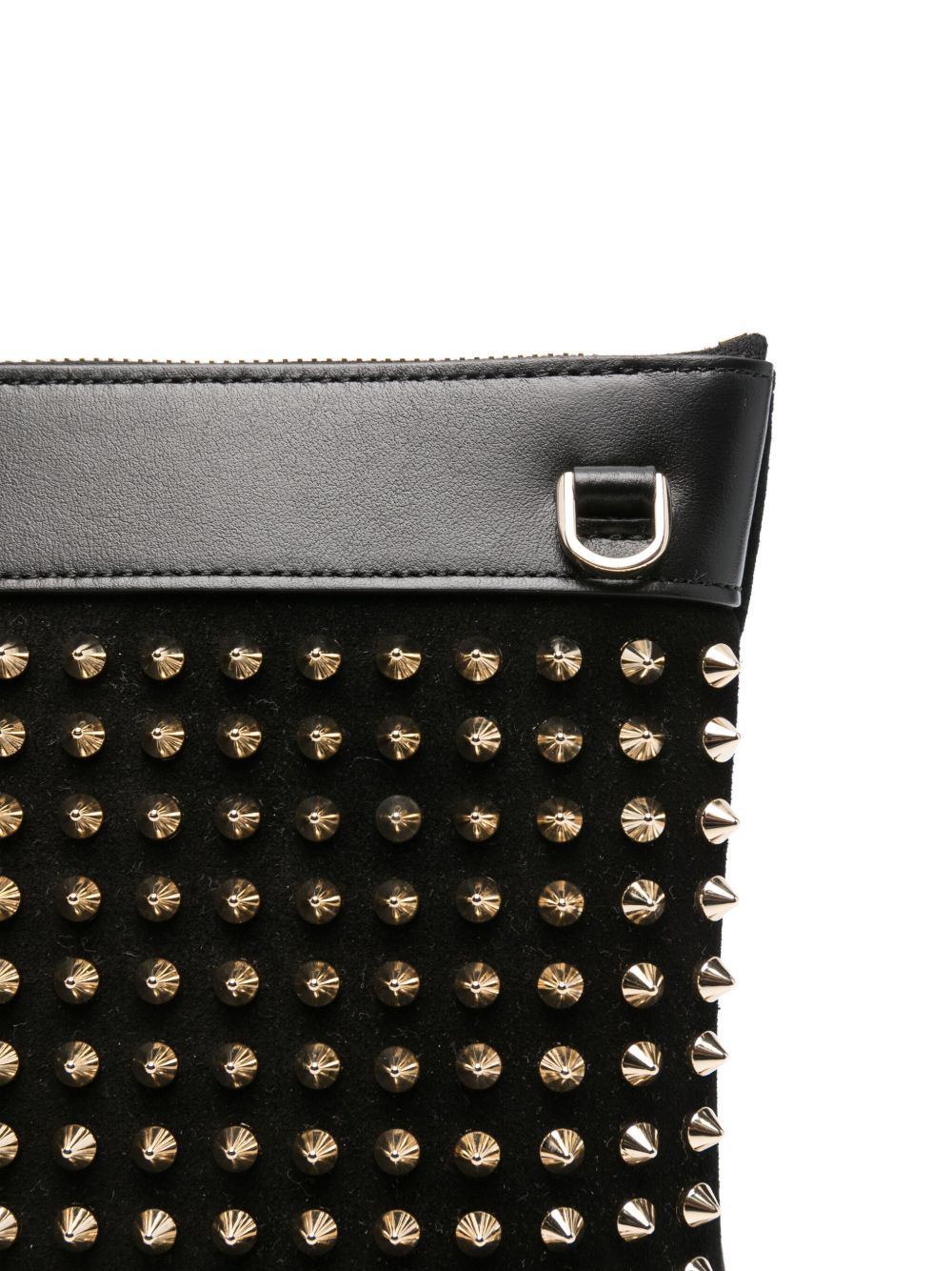 Christian Louboutin Chic Clutch Bag Metal Hardware In Black