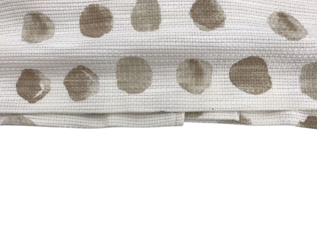 Max Mara Wave Dot Pattern Skirt In Nude